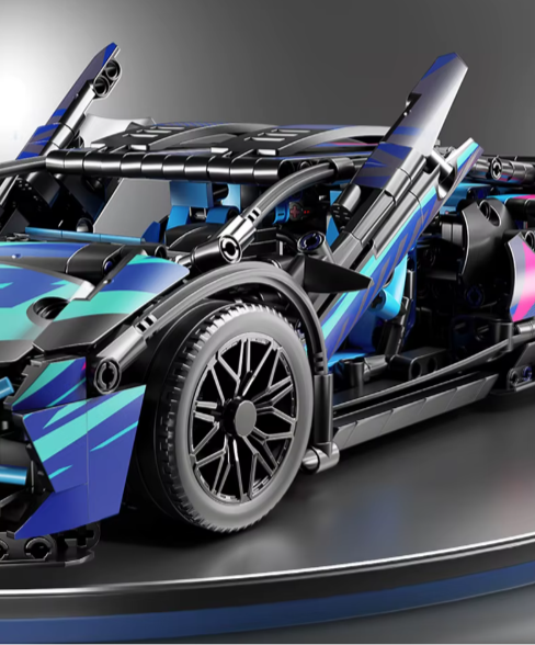 Cyberpunk Lamborghini | 1314 Parça