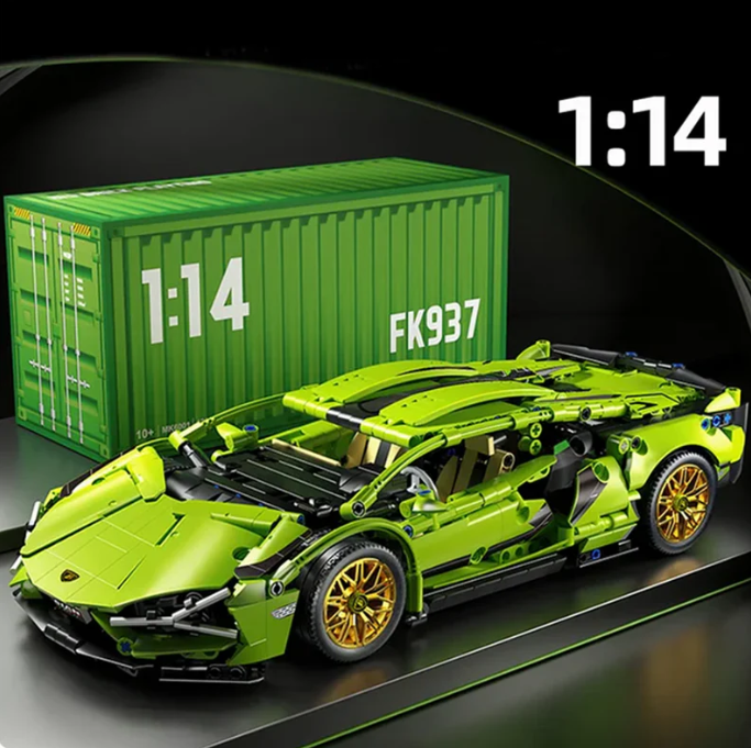 Yeşil Lamborghini  | 1280 Parça