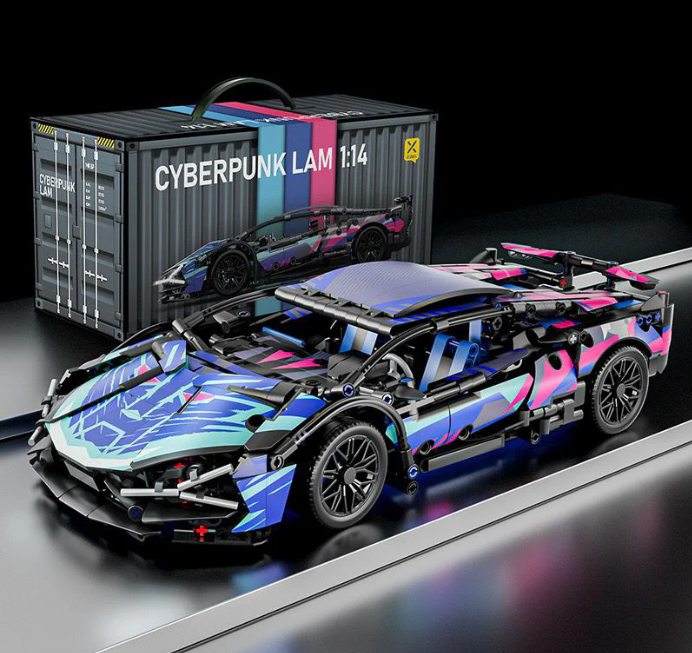 Cyberpunk Lamborghini | 1314 Parça