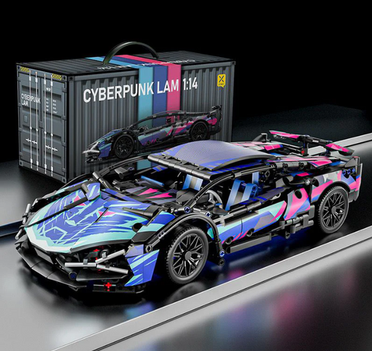 Cyberpunk Lamborghini | 1314 Parça