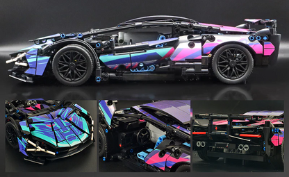 Cyberpunk Lamborghini | 1314 Parça